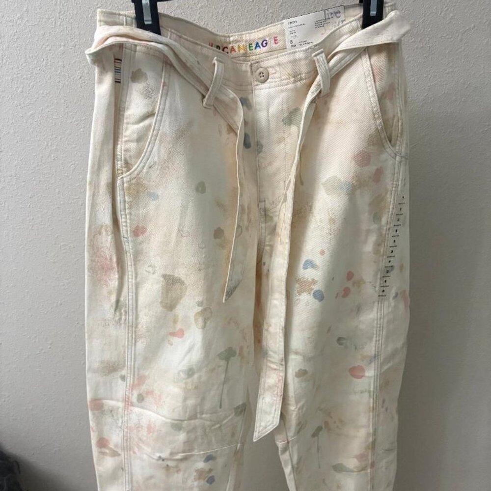 American Eagle Dreamy Drape Barrel Jeans